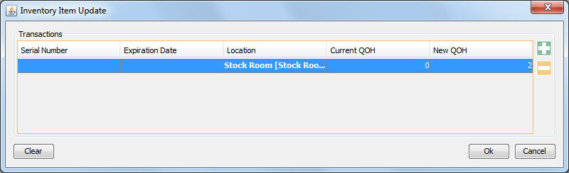 Inventory. Check Update Create and Update